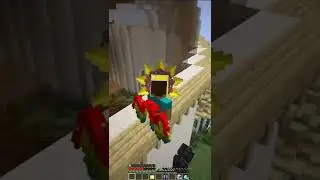I found a Floating 🏰 Castle in Minecraft ( Part 4 ) #shorts #minecraft