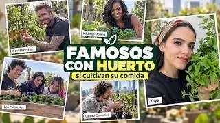 Huertos VIP 🤩🌱Famosos que cultivan sus alimentos en su huerto en casa 🍃✨