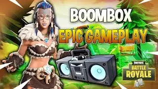 FORTNITE BATTLE ROYALE BOOMBOX GAMEPLAY *NEW* 2019 (Fortnite Season 7 Boombox)