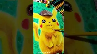 Pikachu Drawing 🥺 best art piece i made #foryou #anime #art #drawing #100k #pokemon #cute #shorts