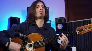 Roberto Piana - Capriccio sul nome B.A.C.H. (frammento). Marcello De Carolis, chitarra battente