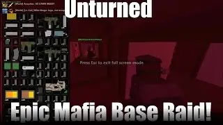 Unturned: Epic Mafia Base Raid!