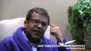 Akhil Sharma at the NYS Writers Institute in 2014