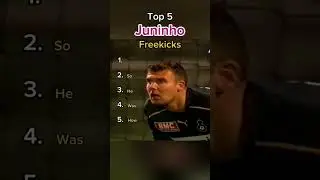 top 5 juninho freekicks in football 54!
