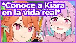 [Hololive] Aqua conoció a Kiara en persona pero no pudo comunicarse...【Sub Español】