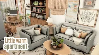 little warm apartment \\ The Sims 4 CC speed build