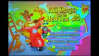 Opening To All Dogs Go To Heaven 2 2001 DVD (2018 Reprint)