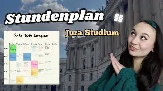 Mein STUNDENPLAN & LERNPLAN im 2. Semester | Wie viel Freizeit? Welche Kurse? - Jura Studium