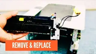 How to Remove and Replace Fuser Unit on HP Laserjet Pro 4003DN | Tech Fix Everythings