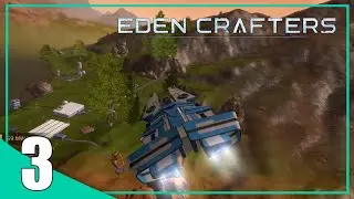 PANELES SOLARES, AGUA Y PRIMEROS ARBOLES - EDEN CRAFTER #3 | Gameplay Español