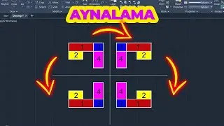 AutoCAD Dersleri - Mirror Komutu (Aynalama Komutu) | AutoCAD 2024