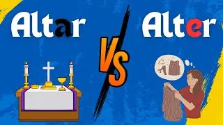 Altar vs Alter