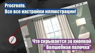 Procreate. Разбираемся с настройками! Кнопка 
