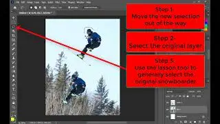 Generative Fill Snowboarder