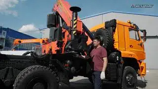 Камаз с с крано-манипуляторной установкой КМУ Palfinger PK 40002-EH D