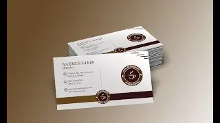How To Design a Restaurant Business Card | Visiting Card |Adobe Photoshop Tutorial