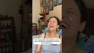 My cartoon family in the background wouldn’t let me film! 🤣