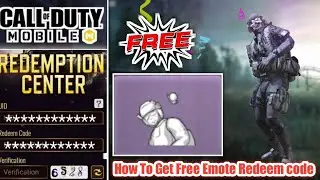 Get Free Emote in cod Mobile | New Emote Redeem code codm June 2021 | Season 5 Free Emote codm 2021