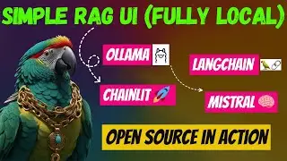 Chat With Documents Using ChainLit, LangChain, Ollama & Mistral 🧠