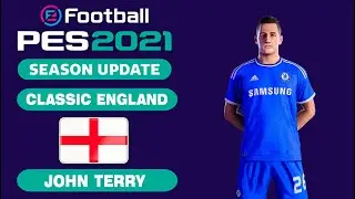 J. TERRY face+stats (Classic England) How to create in PES 2021