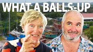 Things never go to plan in a boatyard - Sailboats & maintenance Ep 247