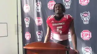 NC State WR Noah Rogers before Stanford game