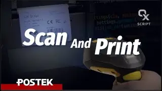 Print label directly after scanning barcode | OX Script Tutorial