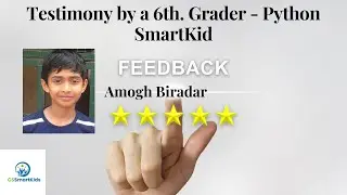 Testimony by a 6th. Grader - Python SmartKid