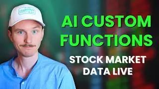 AI Stock Market Data | Beginner's Guide to AI Custom Functions
