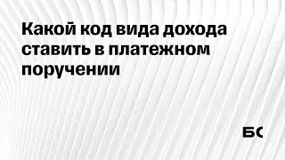 Коды вида дохода: зачем они нужны и как их использовать в платежках
