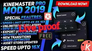 Kinemaster Pro MOD apk 2020 ✨ | Kinemaster 4.13.4 apk | No Watermark | Full Unlocked | KINEMASTER