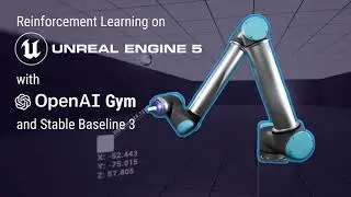 Reinforcement Learning with Unreal Engine 5 and OpenAI Gym (ur10)