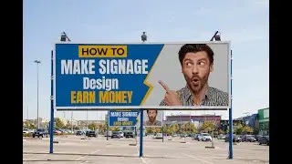 How To Design Signage | How To Create Signage Design | Signage Design Photoshop