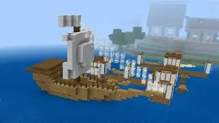 Корабль в Minecraft