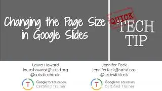 QTT Changing the Page Size in Google Slides