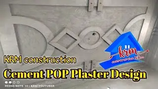New Ceiling POP Design Elevation Design Parapet Design #KRMconstruction #virlvideo New Home Design
