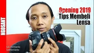 Opening 2019 [NGOSANT01] Alasan Jual 70D dan TIPS Membeli lensa u. WEDDING / Prewedding