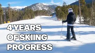 Learning How To Ski - 4 Years Of Skiing Progression!!