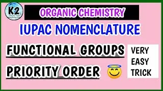 trick to learn priority order of functional group l functional group priority order trick, chemistry