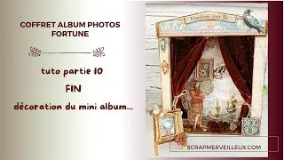 Tuto Coffret Album photos FORTUNE - part 10 et FIN #scrapbooking #tuto #carterie