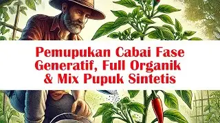 Pemupukan Cabai Fase Generatif, Full Organik dan Mix Sintetis