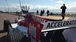 F1 driver Jos Verstappen beats traffic