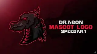 Dragon Mascot Logo | SpeedArt