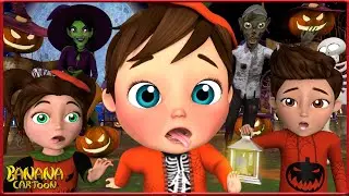 🔴 🎃 Halloween Finger Family Song & More Halloween Songs | Nursery Rhymes by Banana Cartoon - ASL