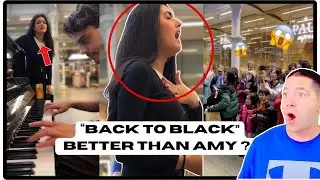 First Time Reaction - Angelina Jordan SHOCKS a whole train station in London 😳