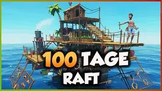 100 TAGE in RAFT ⚓ Ich KÄMPFTE ums ÜBERLEBEN auf dem Meer! ⚓ Der FILM
