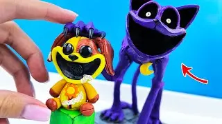 Making CatNap vs DogDay with clay - Sleep Well - from Poppy Playtime: Chapter 3