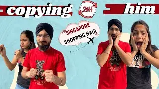 First International Trip Together 😍 | Copying My Boyfriend For 24 Hours | Anjali and Hunny