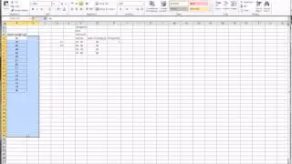 Excel - Frequency Histogram
