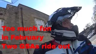 Two GSAs, Two riders, too much fun in February